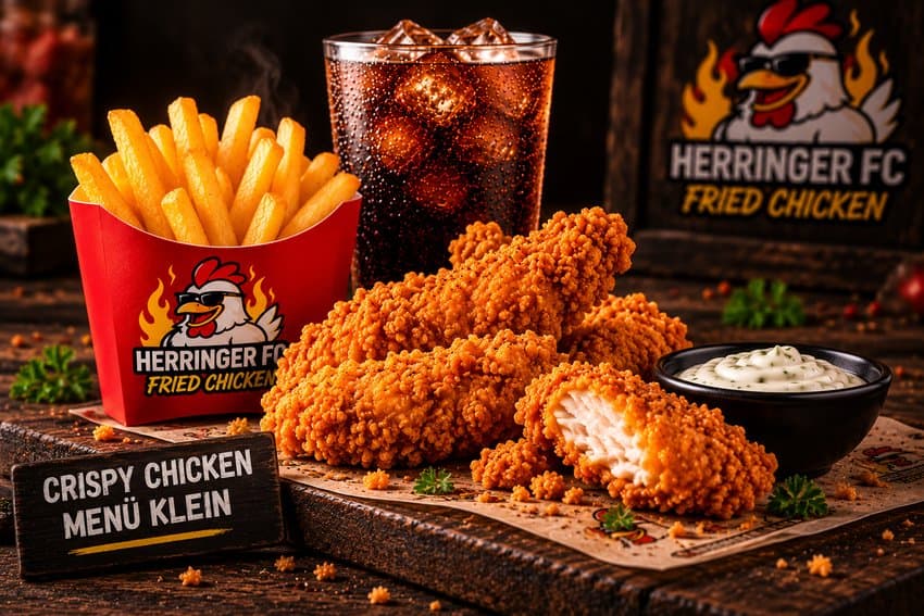 Crispy Chicken Menü klein